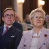 Philipp Amthor und Renate Künast im Publikum