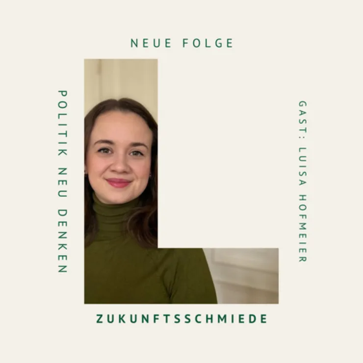Portrait von Luisa Hofmeier in einer L-Form eingebettet